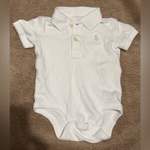 Ralph Lauren 3m soft cotton polo bodysuit